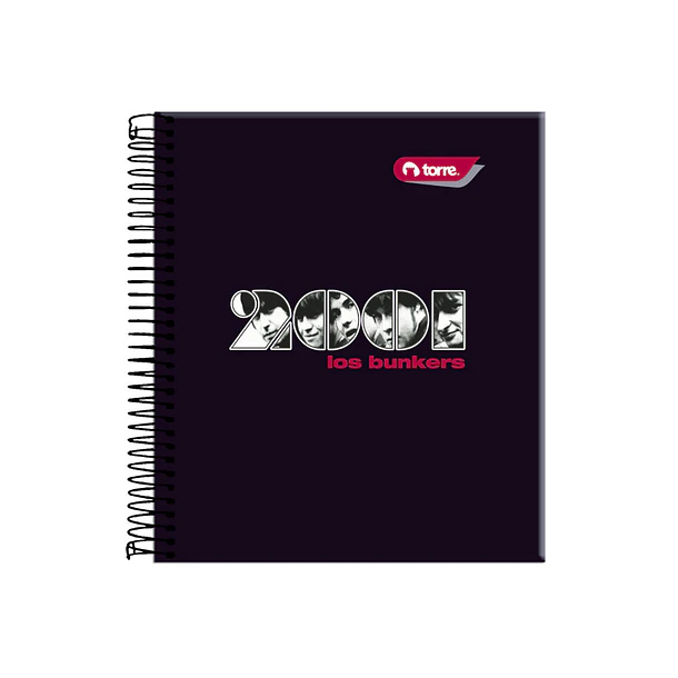 CUADERNO BOOK LOS BUNKERS 150 HOJAS TORRE 7MM 2