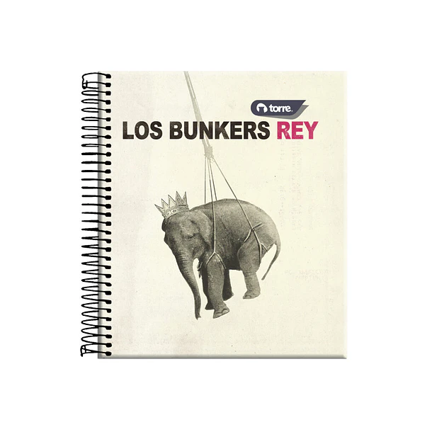 CUADERNO BOOK LOS BUNKERS 150 HOJAS TORRE 7MM 4