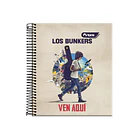 CUADERNO BOOK LOS BUNKERS 150 HOJAS TORRE 7MM 5