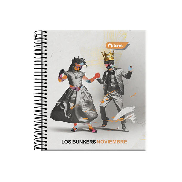 CUADERNO BOOK LOS BUNKERS 150 HOJAS TORRE 7MM 7