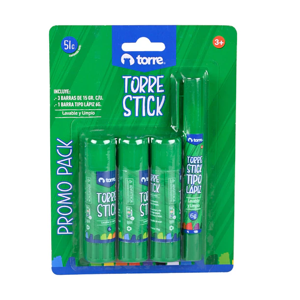 BARRA ADHESIVA 3X15GR +BARRA 6G TORRE BLISTER 3