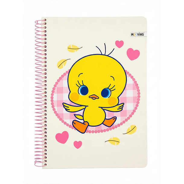 CUADERNO CARTA MOOVING 7MM 105 HOJAS LOONEY TUNES 3