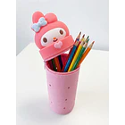 ESTUCHE PORTALÁPICES MY MELODY 3D ROSADO 2