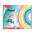 SET PARA COLOREAR PASTEL ARCOÍRIS MAPED 26 PCS 1
