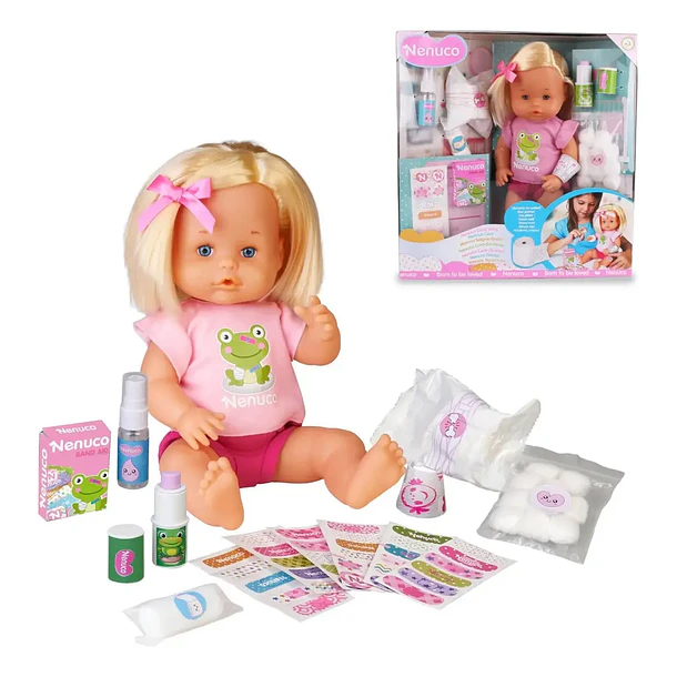 NENUCO CURA SANA MUÑECA CON ACCESORIOS MÉDICOS 6
