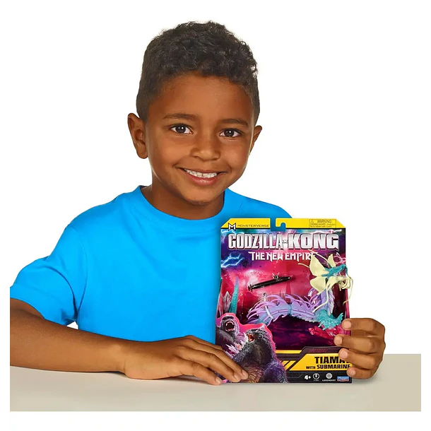 FIGURA TIAMAT CON SUBMARINO GODZILLA X KONG 15 CM 4
