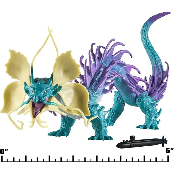 FIGURA TIAMAT CON SUBMARINO GODZILLA X KONG 15 CM 3