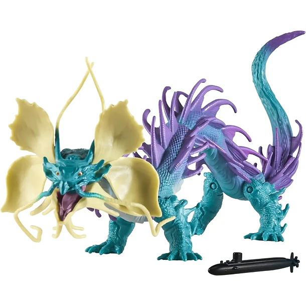 FIGURA TIAMAT CON SUBMARINO GODZILLA X KONG 15 CM 6