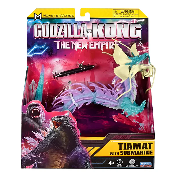 FIGURA TIAMAT CON SUBMARINO GODZILLA X KONG 15 CM 8