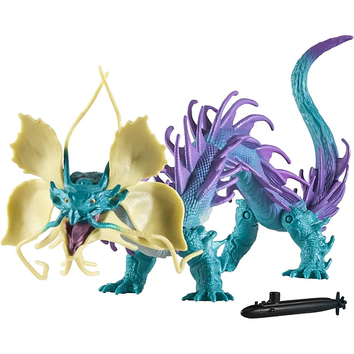 FIGURA TIAMAT CON SUBMARINO GODZILLA X KONG 15 CM