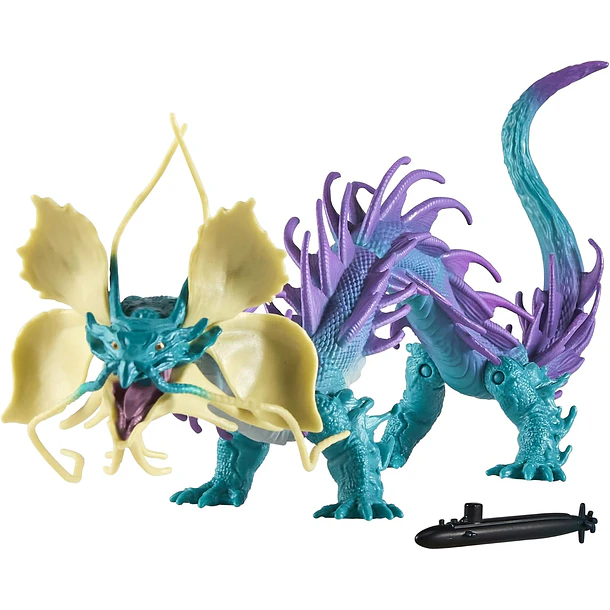 FIGURA TIAMAT CON SUBMARINO GODZILLA X KONG 15 CM 1