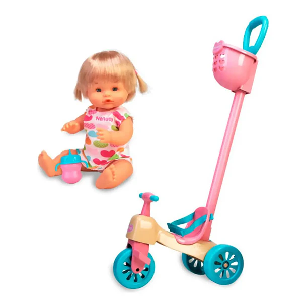 MUÑECA NENUCO CON TRICICLO CON ACCESORIOS 4