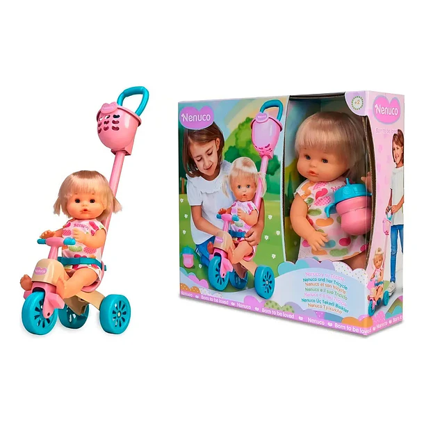 MUÑECA NENUCO CON TRICICLO CON ACCESORIOS 8