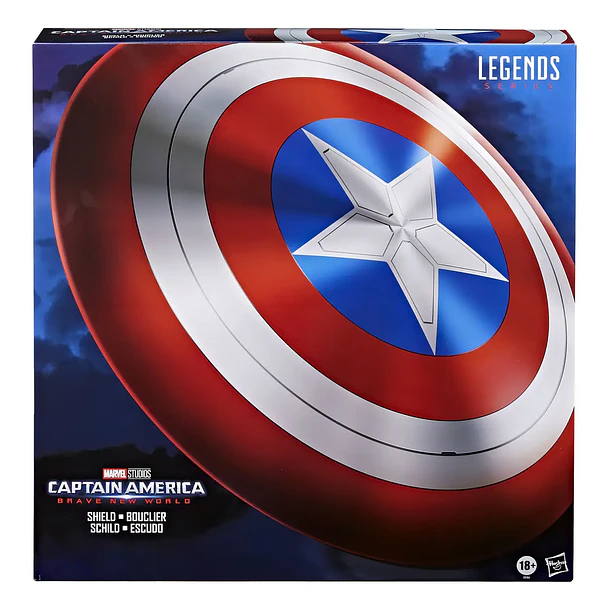 ESCUDO CAPITÁN AMÉRICA MARVEL LEGENDS 60 CM 2