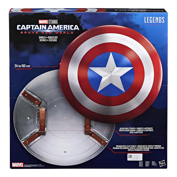 ESCUDO CAPITÁN AMÉRICA MARVEL LEGENDS 60 CM 3