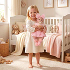 MUÑECA REBORN BEBÉ ROSA CON ACCESORIOS 43 CM 2