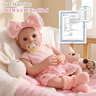 MUÑECA REBORN BEBÉ ROSA CON ACCESORIOS 43 CM 6