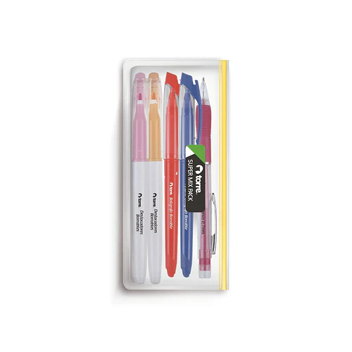 SET ESCRITURA BORRABLE TORRE SUPER MIX PACK