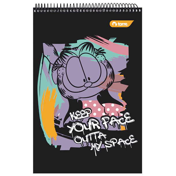 CROQUERA GARFIELD TORRE 21X32 CM 80 HOJAS 2