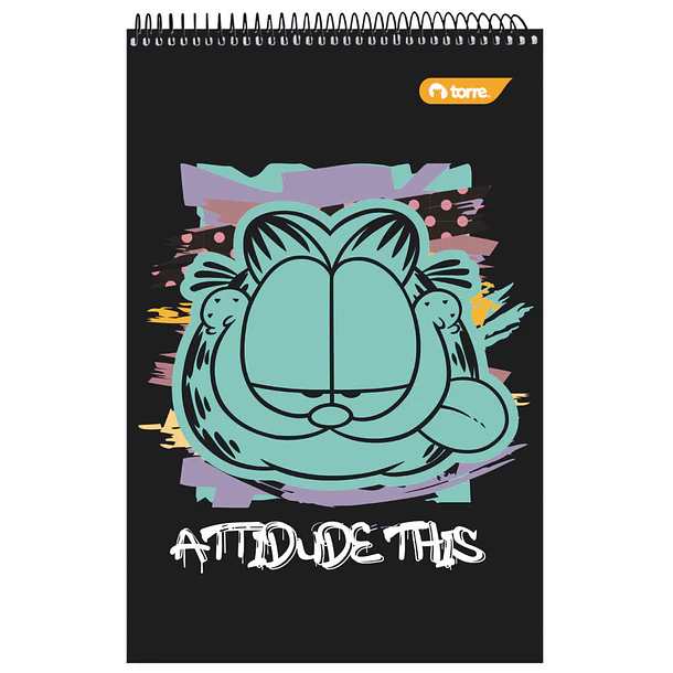 CROQUERA GARFIELD TORRE 21X32 CM 80 HOJAS 3