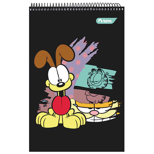 CROQUERA GARFIELD TORRE 21X32 CM 80 HOJAS