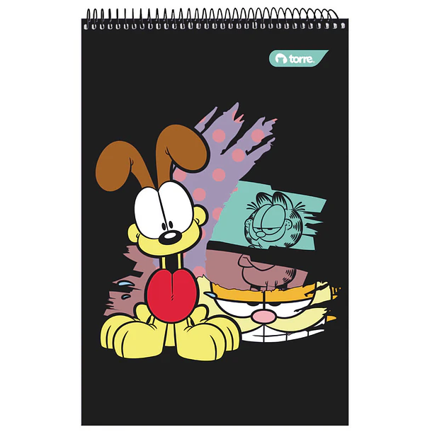 CROQUERA GARFIELD TORRE 21X32 CM 80 HOJAS 1