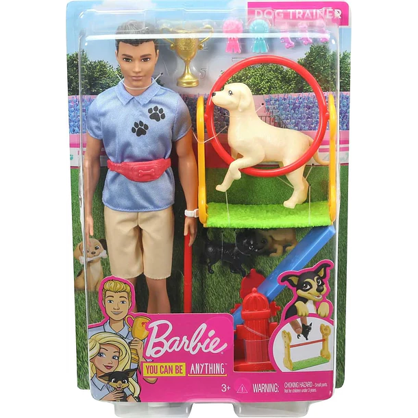 BARBIE KEN ENTRENADOR DE PERROS CON ACCESORIOS 6