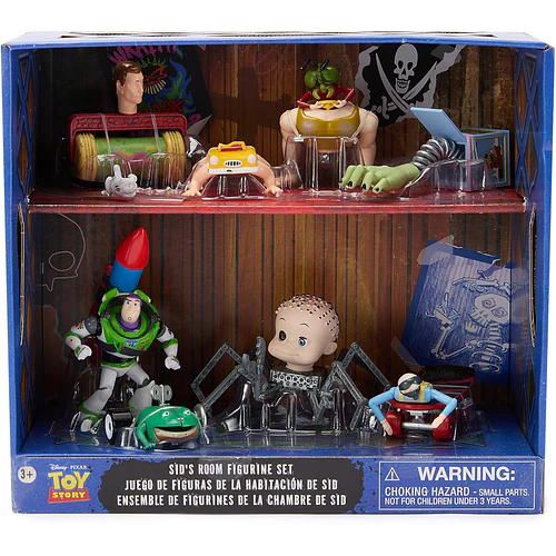 SET FIGURAS SID TOY STORY 8 PIEZAS DISNEY PIXAR