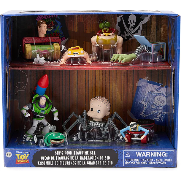SET FIGURAS SID TOY STORY 8 PIEZAS DISNEY PIXAR 1