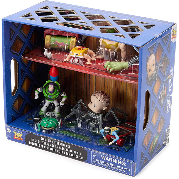 SET FIGURAS SID TOY STORY 8 PIEZAS DISNEY PIXAR 2