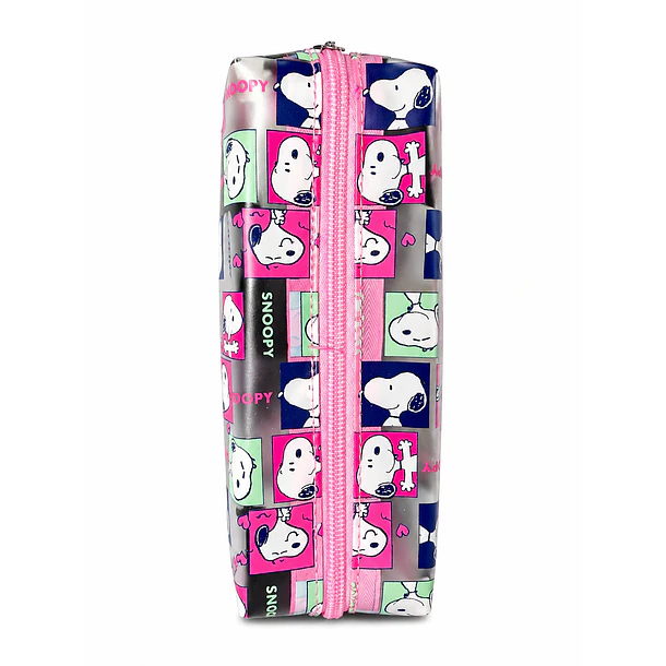 ESTUCHE SNOOPY GELATTI MATTE TRANSPARENTE 21cm 2