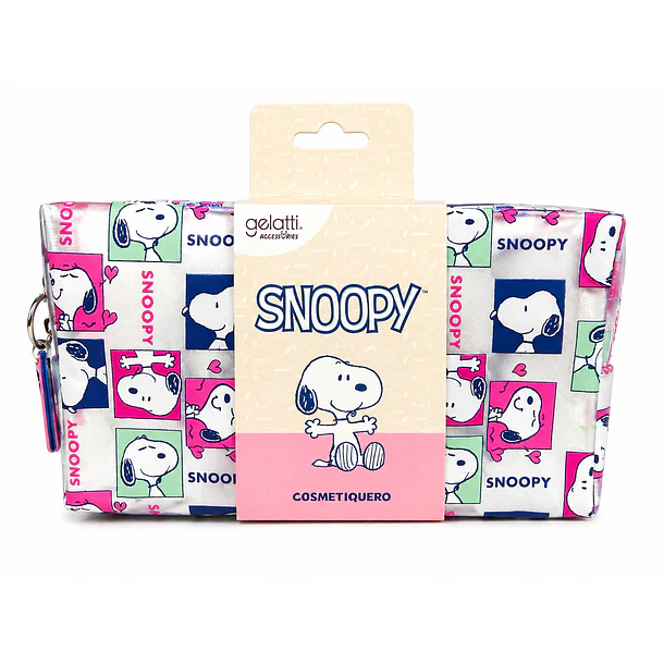 ESTUCHE SNOOPY GELATTI MATTE TRANSPARENTE 21cm 4