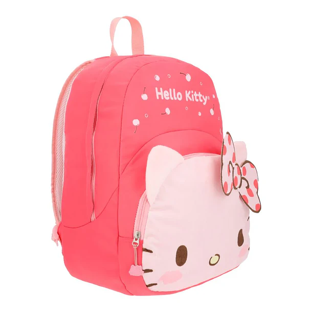 MOCHILA HELLO KITTY JUVENIL ROSA 43 CM 2
