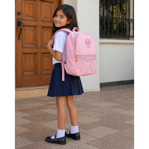 MOCHILA HERMIONE HARRY POTTER ROSA 40CM 6
