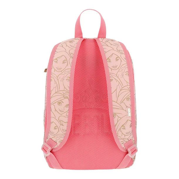 MOCHILA ESCOLAR PRINCESAS DISNEY ROSADA 40CM 8