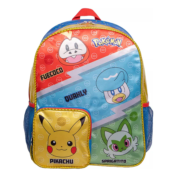 MOCHILA POKÉMON ESCOLAR INFANTIL 40CM ORIGINAL 1