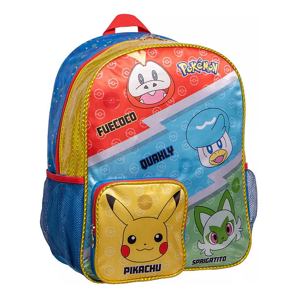 MOCHILA POKÉMON ESCOLAR INFANTIL 40CM ORIGINAL 3