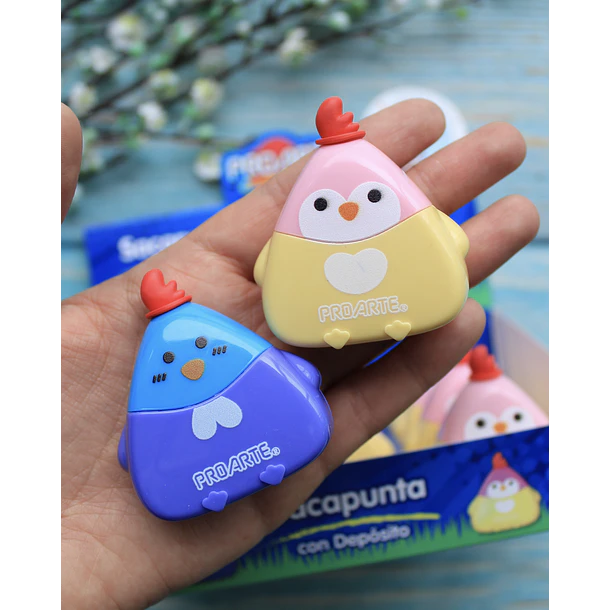 SACAPUNTA CON DEPOSITO CHICKEN PROARTE UNIDAD 2