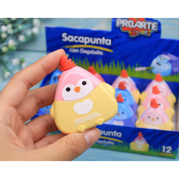 SACAPUNTA CON DEPOSITO CHICKEN PROARTE UNIDAD 3