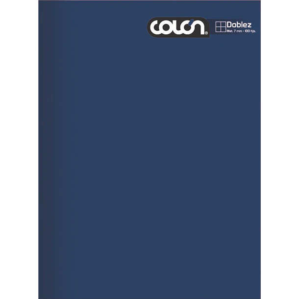 CUADERNO COLÓN DOBLEZ 7MM 100 HOJAS MATEMÁTICA 2