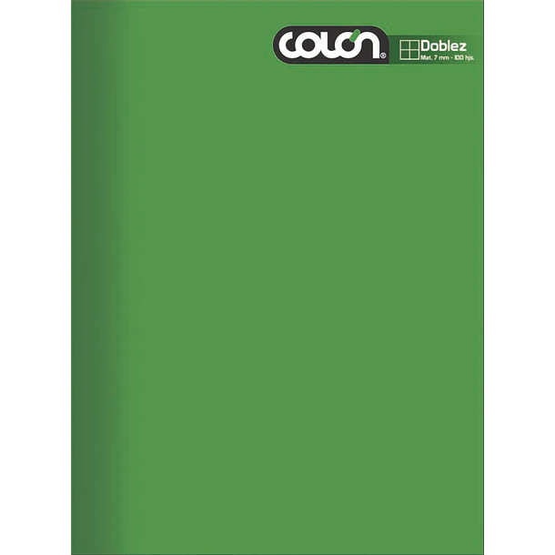 CUADERNO COLÓN DOBLEZ 7MM 100 HOJAS MATEMÁTICA 1