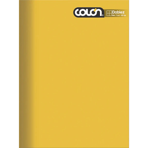 CUADERNO COLÓN DOBLEZ 7MM 100 HOJAS MATEMÁTICA 4