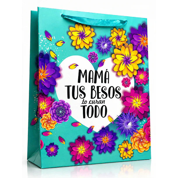 BOLSAS DE REGALO DÍA DE LAS MADRES SURTIDA 30X40CM UND 1