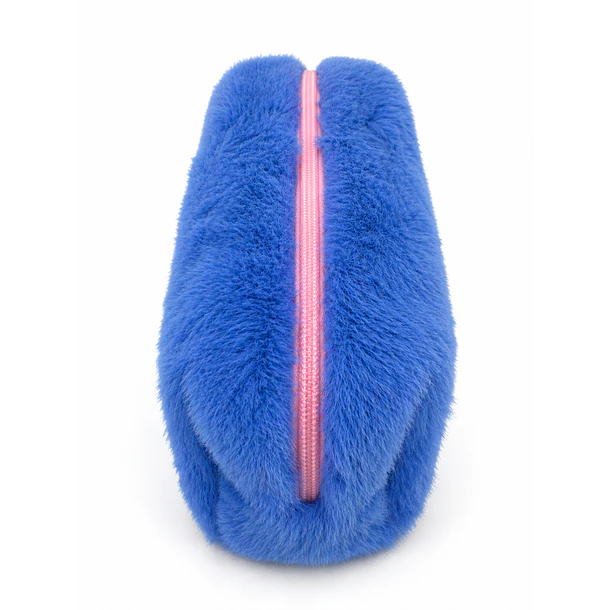 ESTUCHE SNOOPY FLUFFY AZUL PELUCHE 21x12 cm 2