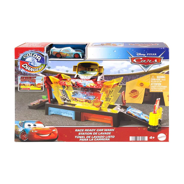 CARS AUTOLAVADO RAYO MCQUEEN COLOR CHANGE 4