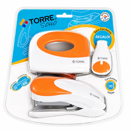 SET ESCRITORIO TORRE SOHO CORCHETERA PERFORADORA