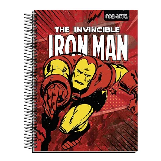CUADERNO CUARTA MARVEL COMICS PROARTE 150H 7mm 2