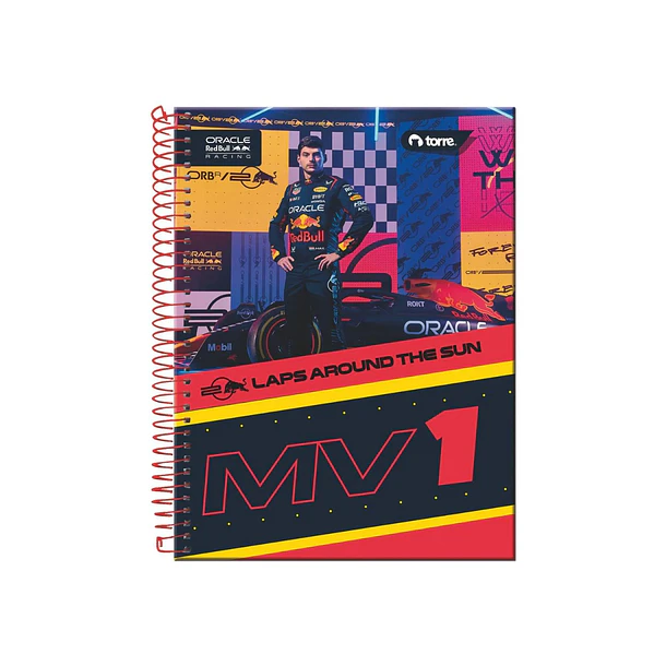 CUADERNO TOP RED BULL RACING 150 HOJAS 7MM TORRE 3