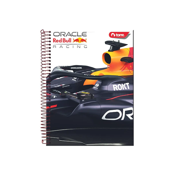 CUADERNO TOP RED BULL RACING 150 HOJAS 7MM TORRE 4