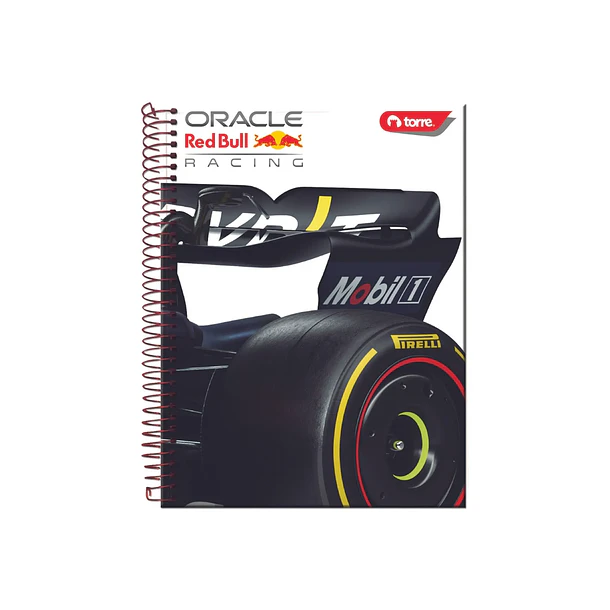 CUADERNO TOP RED BULL RACING 150 HOJAS 7MM TORRE 5